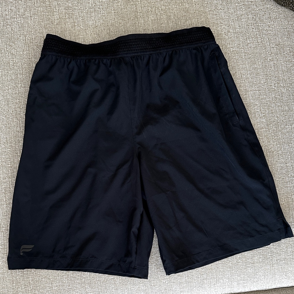 Brand New With Tags, Men's Fabletics Black Workout Shorts